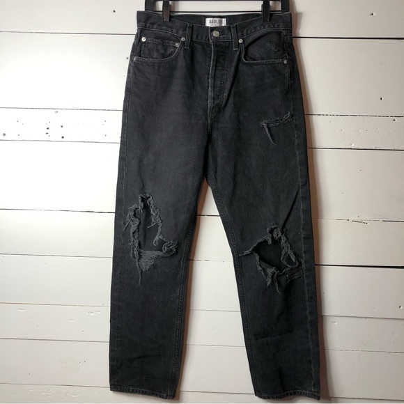 Agolde 90's Fit in Audio Black Size 27 - Picture 2 of 7